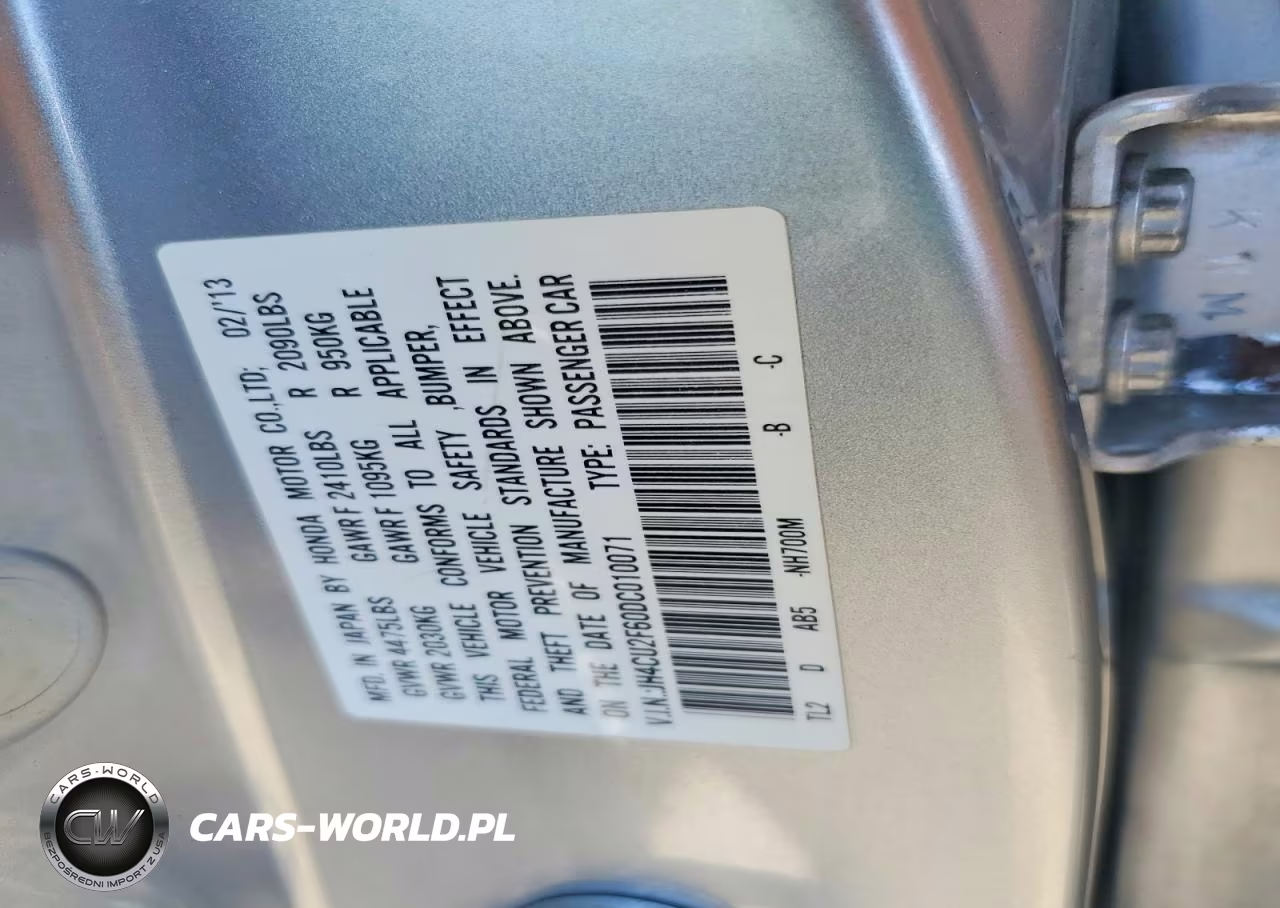 2013 Acura Tsx Tech VIN:JH4CU2F60DC010071 - 13