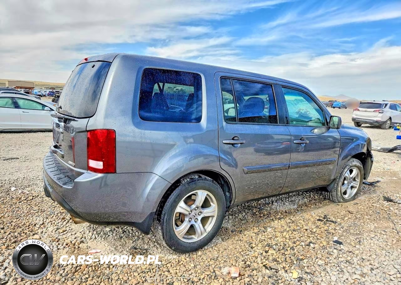 2012 Honda Pilot Exl VIN:5FNYF4H50CB065736 - 3