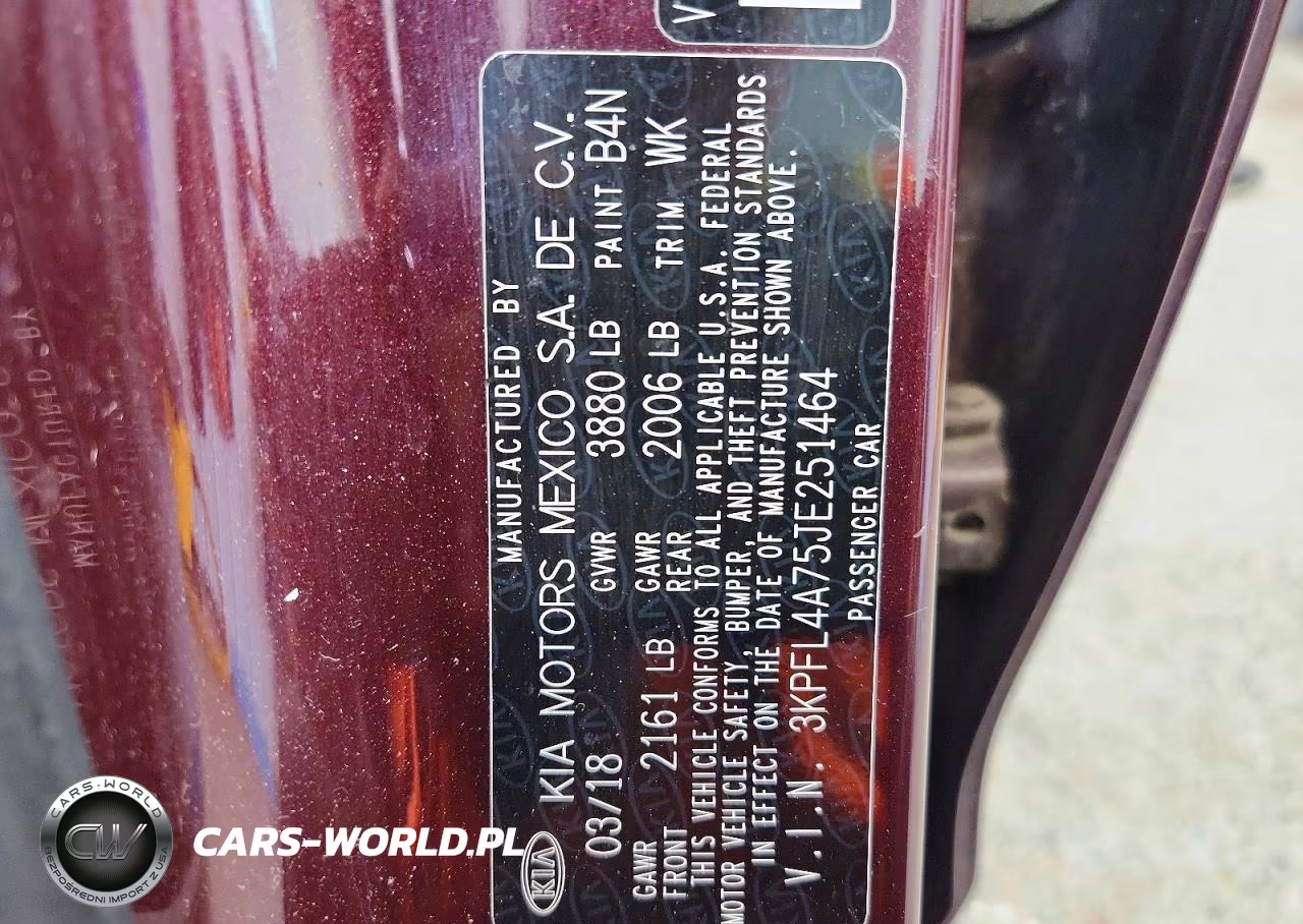 2018 Kia Forte Lx VIN:3KPFL4A75JE251464 - 12