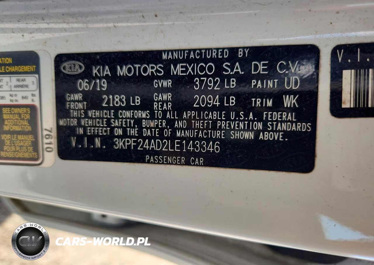2020 Kia Forte Lxs VIN:3KPF24AD2LE143346 - 13