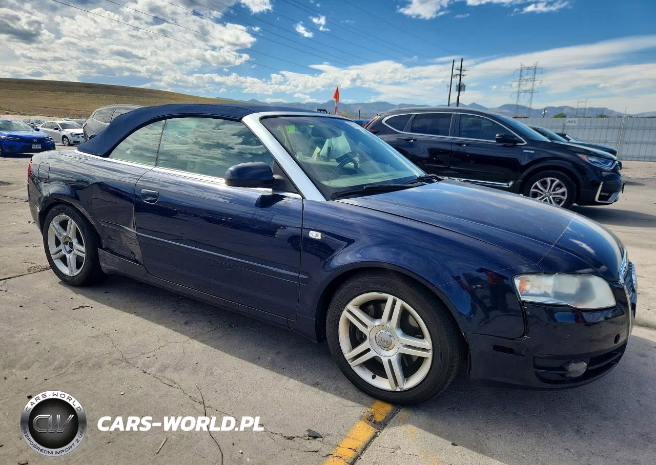 2007 Audi A4 2.0T Cabriolet Quattro VIN:WAUDF48H87K035768 - 4