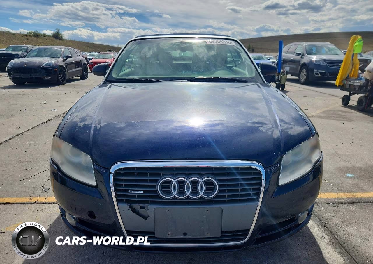 2007 Audi A4 2.0T Cabriolet Quattro VIN:WAUDF48H87K035768 - 5