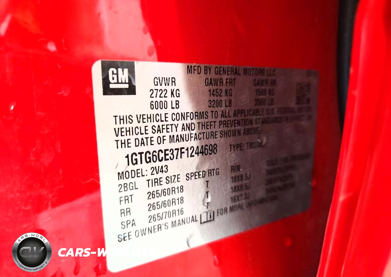 2015 GMC Canyon Slt VIN:1GTG6CE37F1244698 - 12
