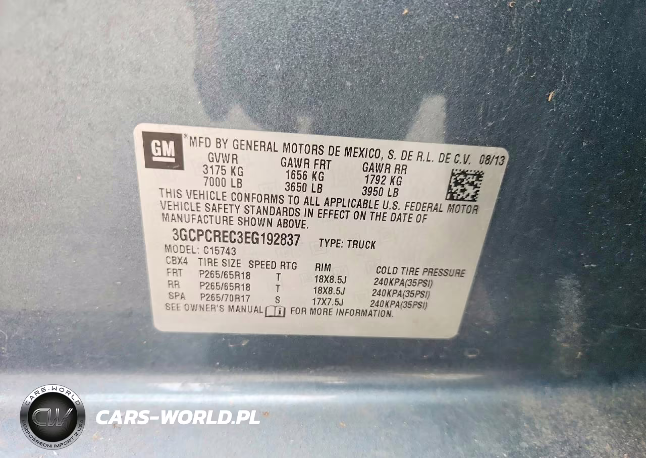 2014 Chevrolet Silverado C1500 Lt VIN:3GCPCREC3EG192837 - 12