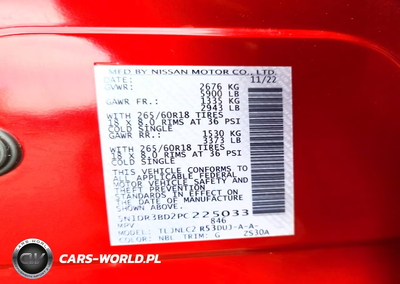2023 Nissan Pathfinder Sv VIN:5N1DR3BD2PC225033 - 13