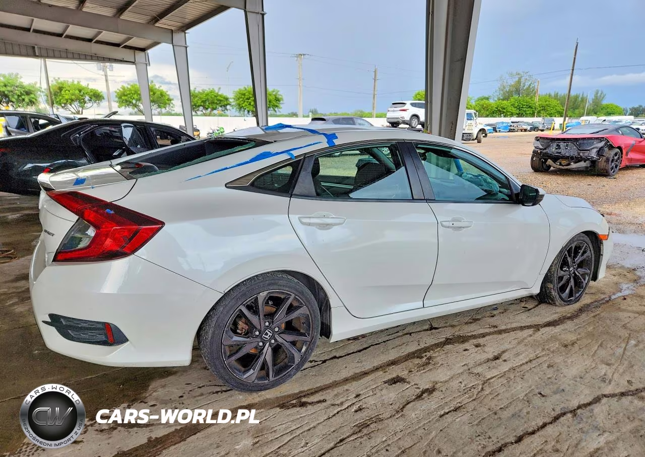 2020 Honda Civic Sport VIN:2HGFC2F80LH595752 - 3