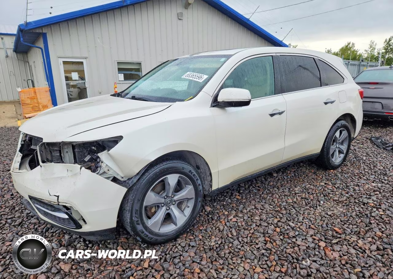 2016 Acura Mdx VIN:5FRYD4H2XGB047695 - 1