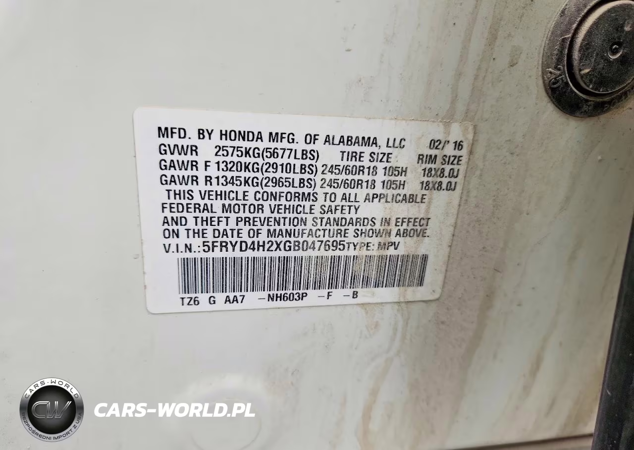 2016 Acura Mdx VIN:5FRYD4H2XGB047695 - 13