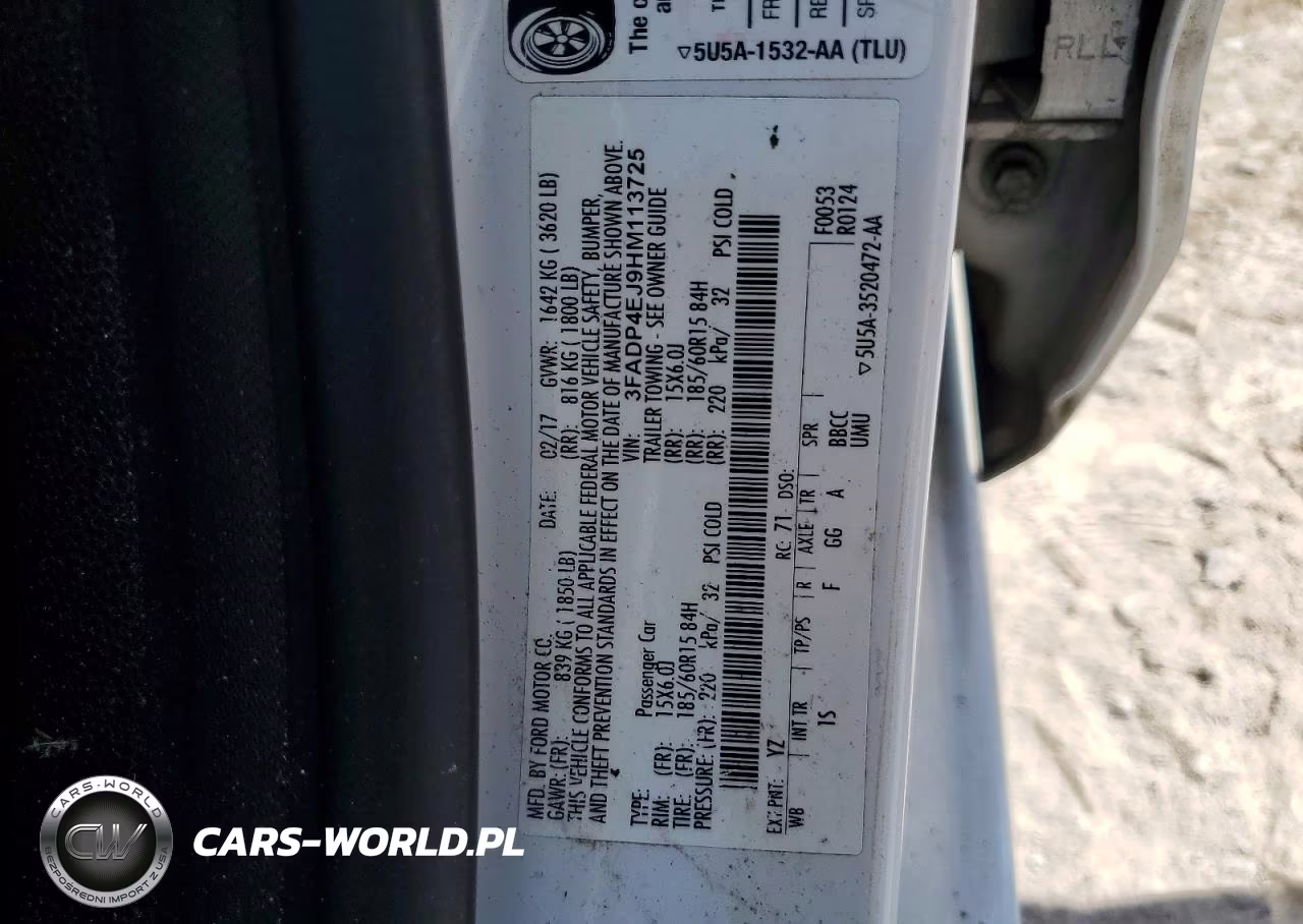 2017 Ford Fiesta Se VIN:3FADP4EJ9HM113725 - 13