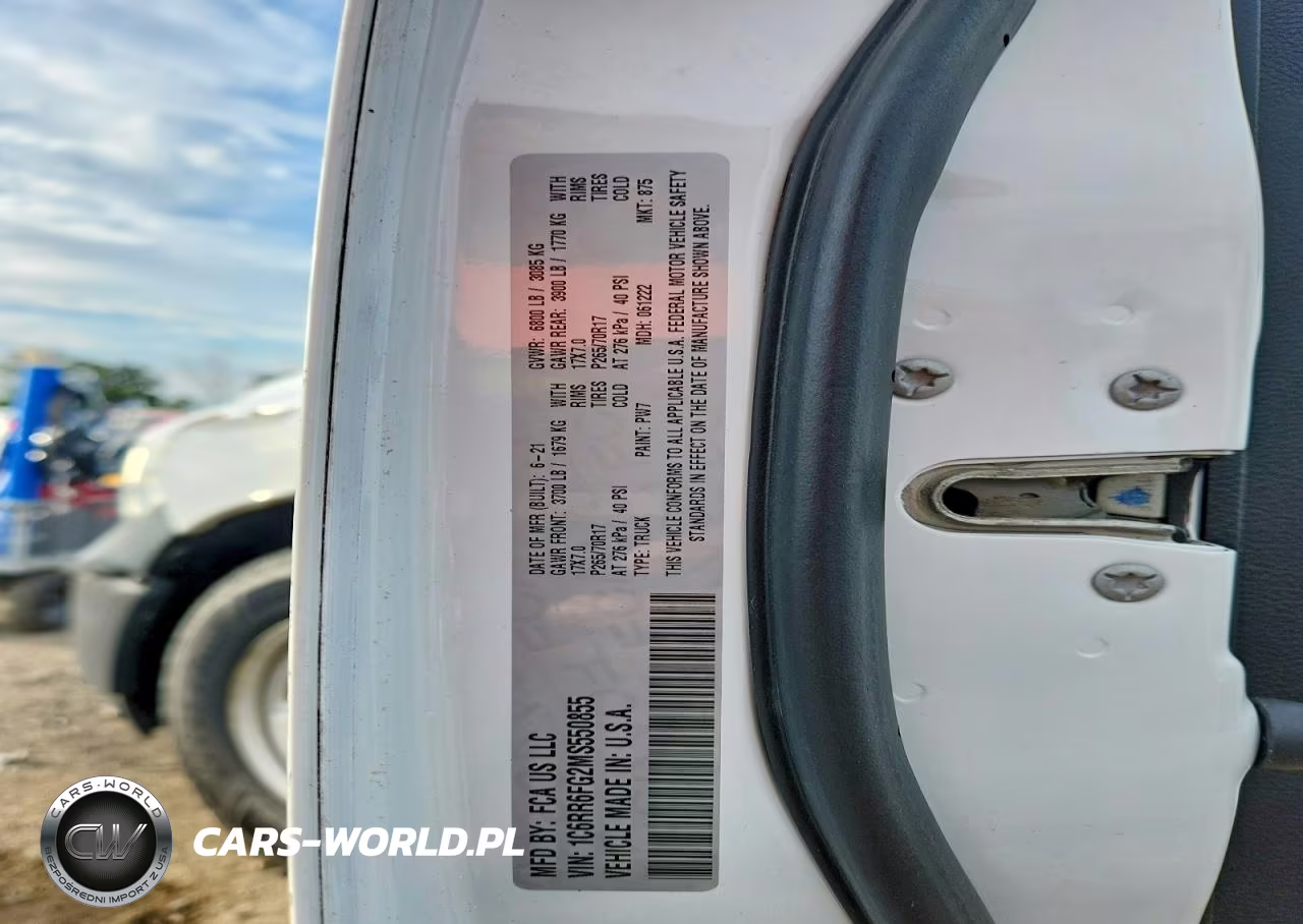 2021 Ram 1500 Classic Tradesman VIN:1C6RR6FG2MS550855 - 12
