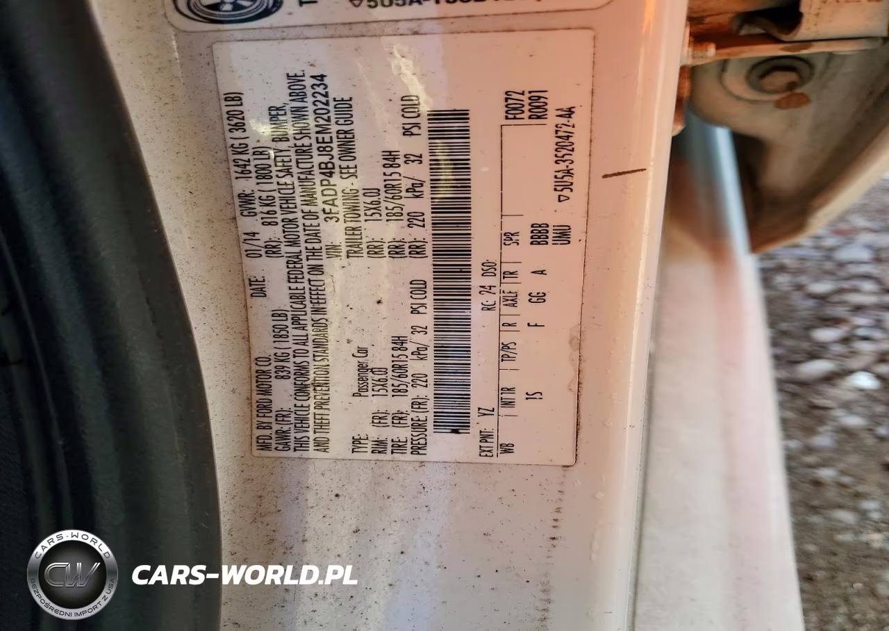 2014 Ford Fiesta Se VIN:3FADP4BJ8EM202234 - 12