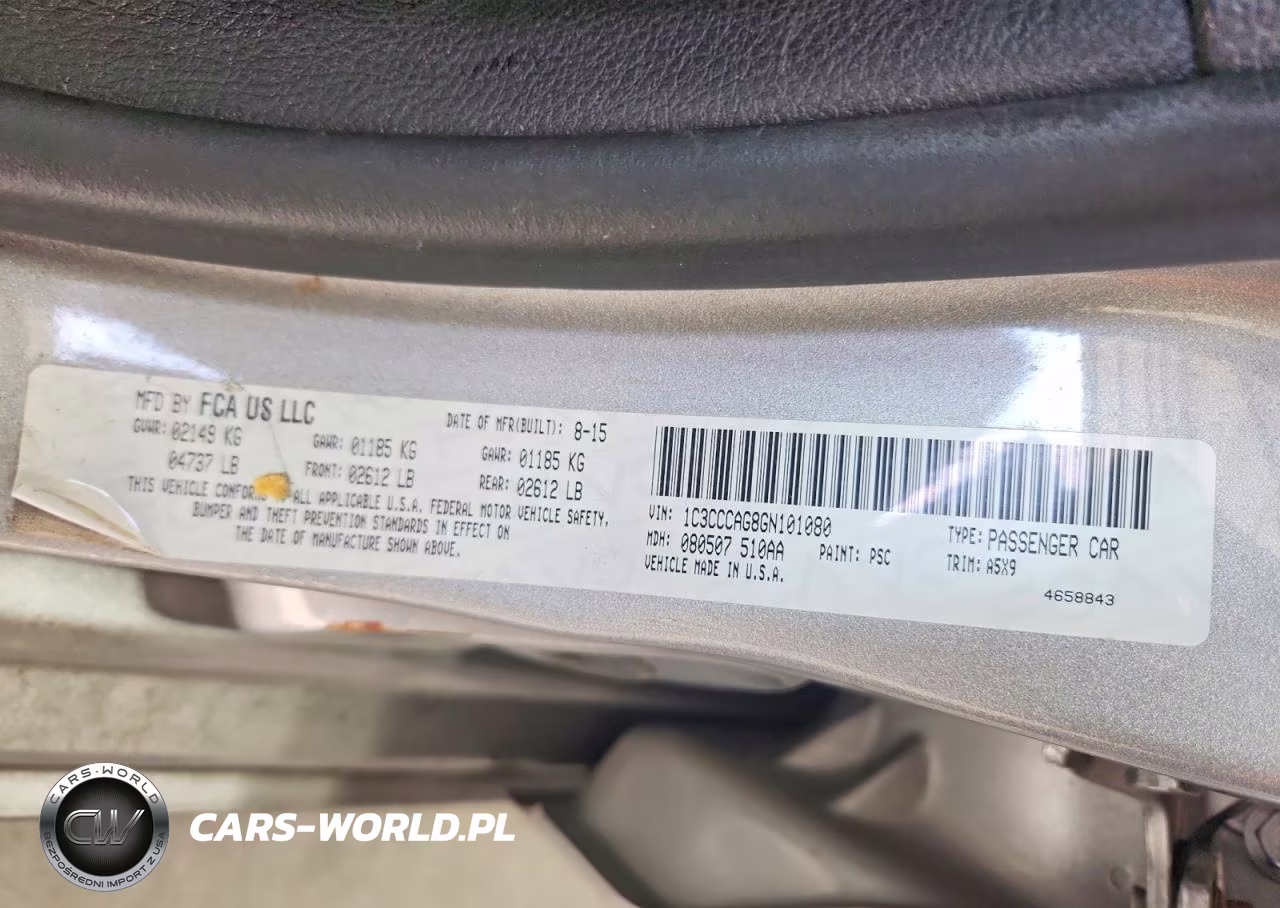 2016 Chrysler 200 Limited VIN:1C3CCCAG8GN101080 - 12