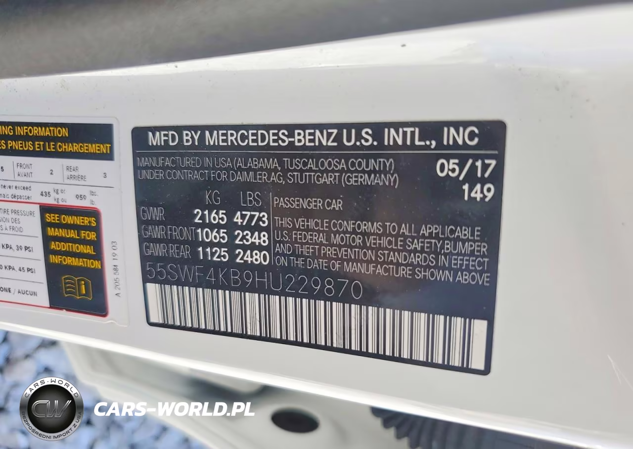2017 Mercedes-Benz C 300 4Matic VIN:55SWF4KB9HU229870 - 12