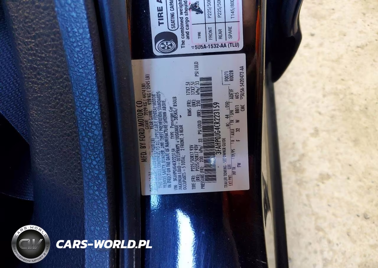 2012 Ford Fusion Sel VIN:3FAHP0JG4CR223159 - 13