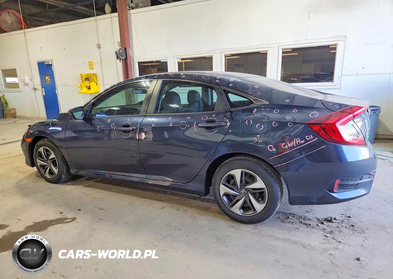2019 Honda Civic Lx VIN:19XFC2F69KE036272 - 2