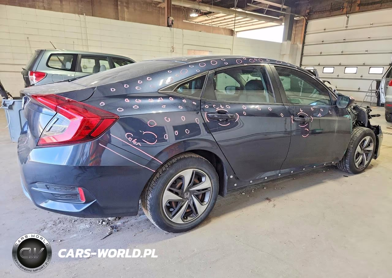 2019 Honda Civic Lx VIN:19XFC2F69KE036272 - 3