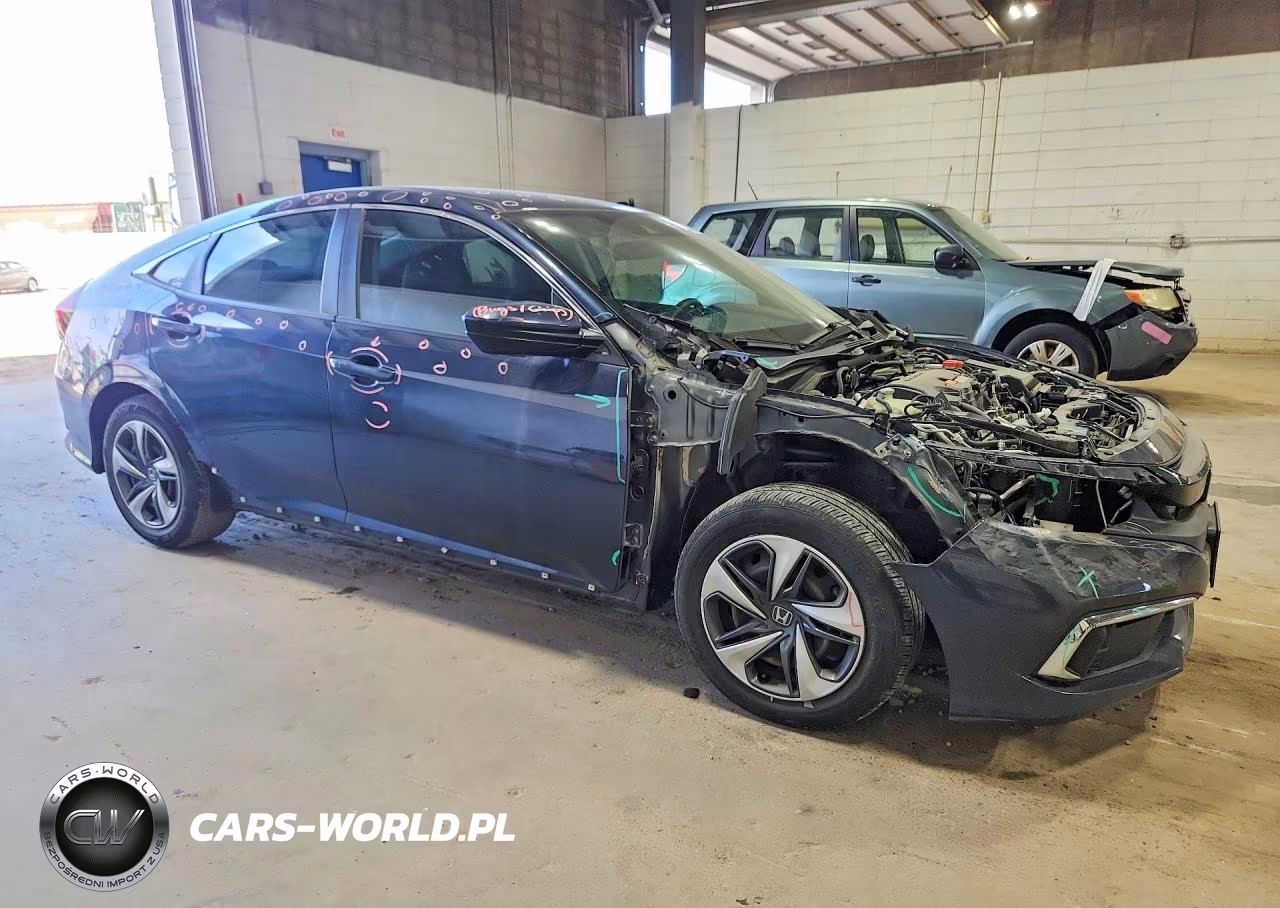 2019 Honda Civic Lx VIN:19XFC2F69KE036272 - 4