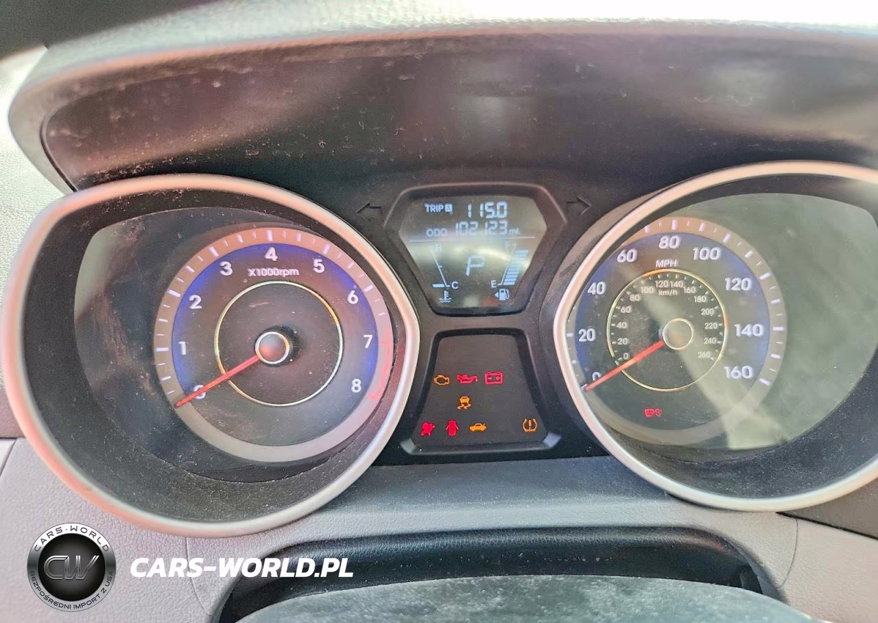 2012 Hyundai Elantra Gls VIN:KMHDH4AE6CU464785 - 9