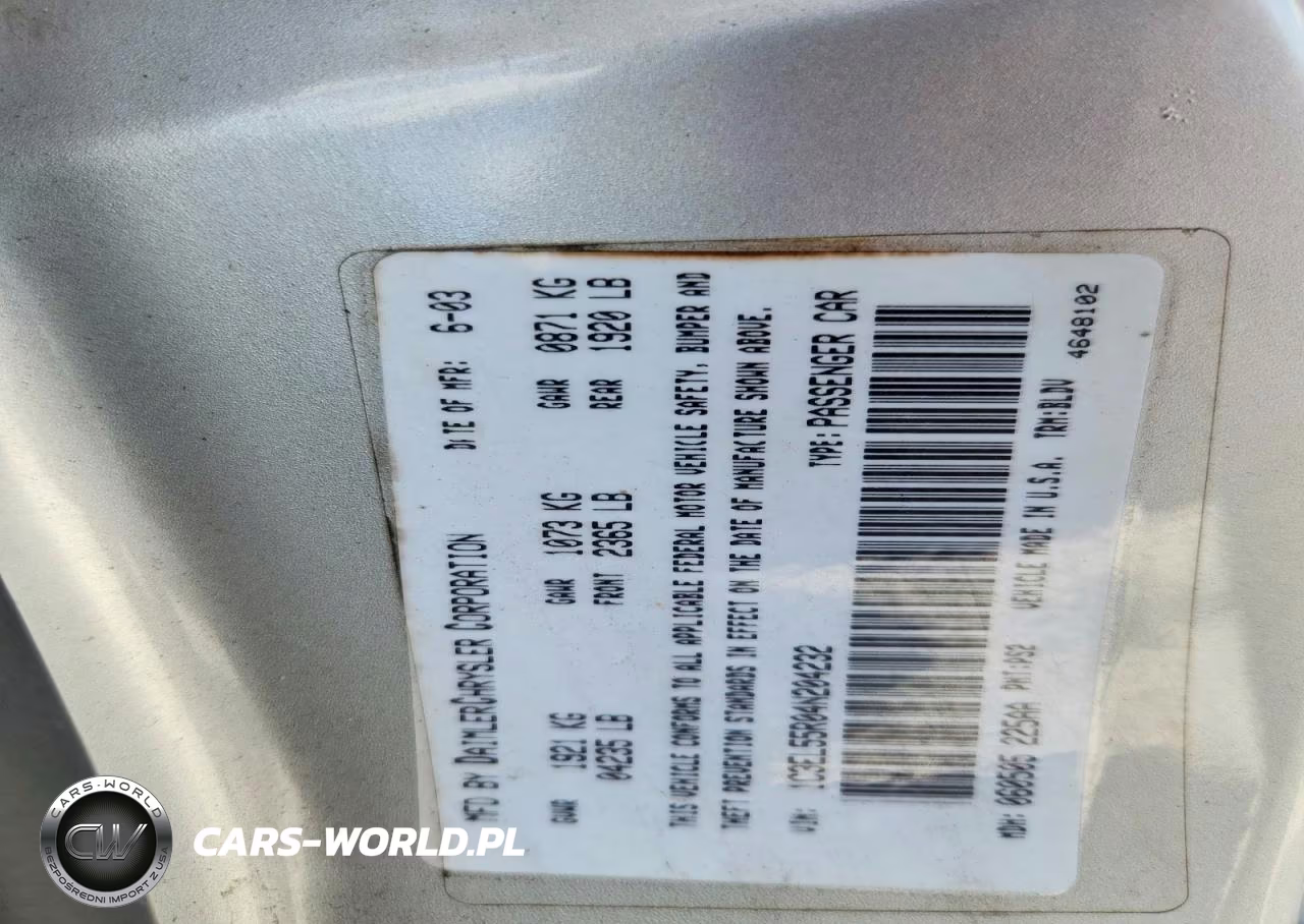 2004 Chrysler Sebring Lxi VIN:1C3EL55R04N204232 - 12