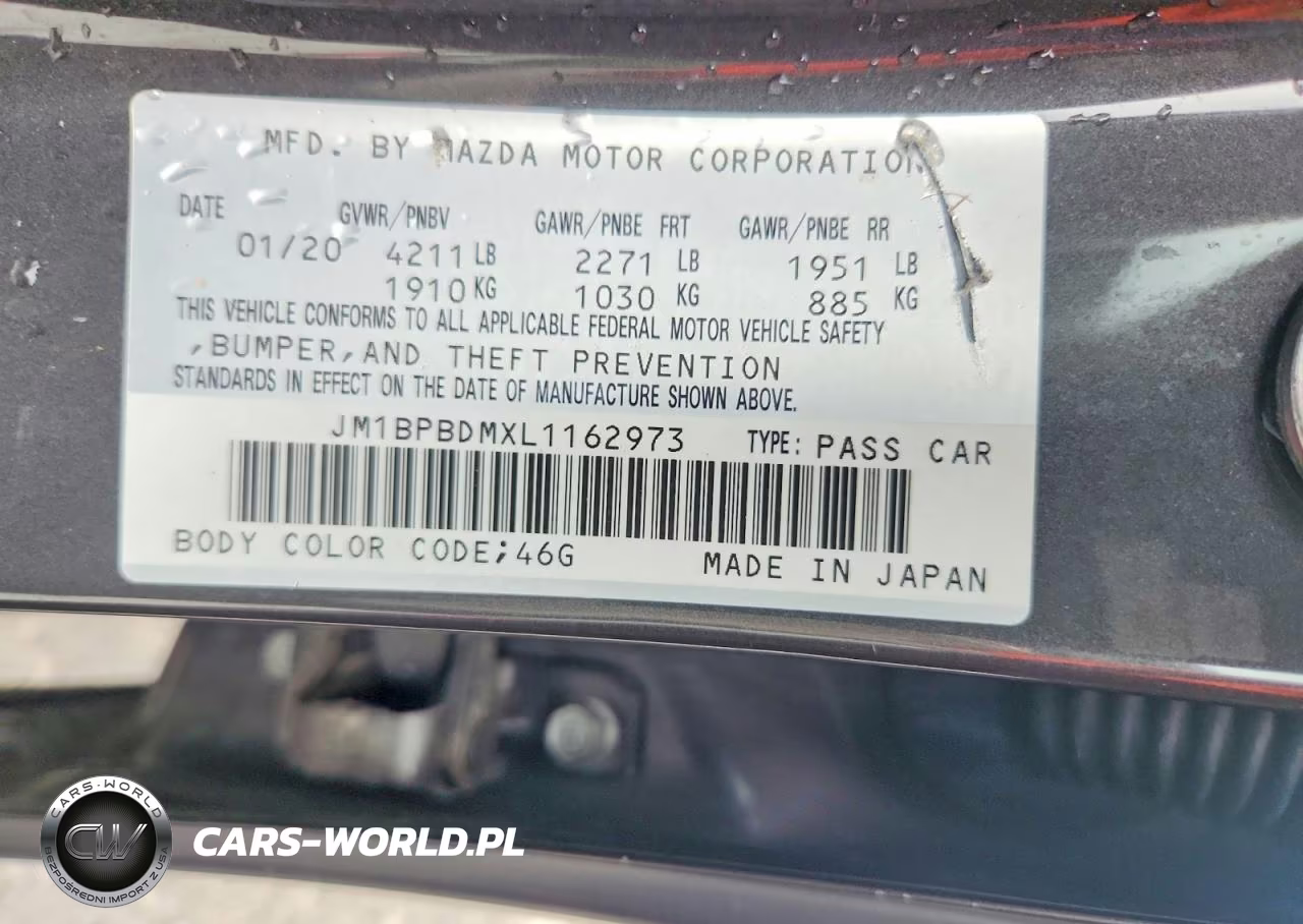 2020 Mazda 3 Preferred VIN:JM1BPBDMXL1162973 - 13