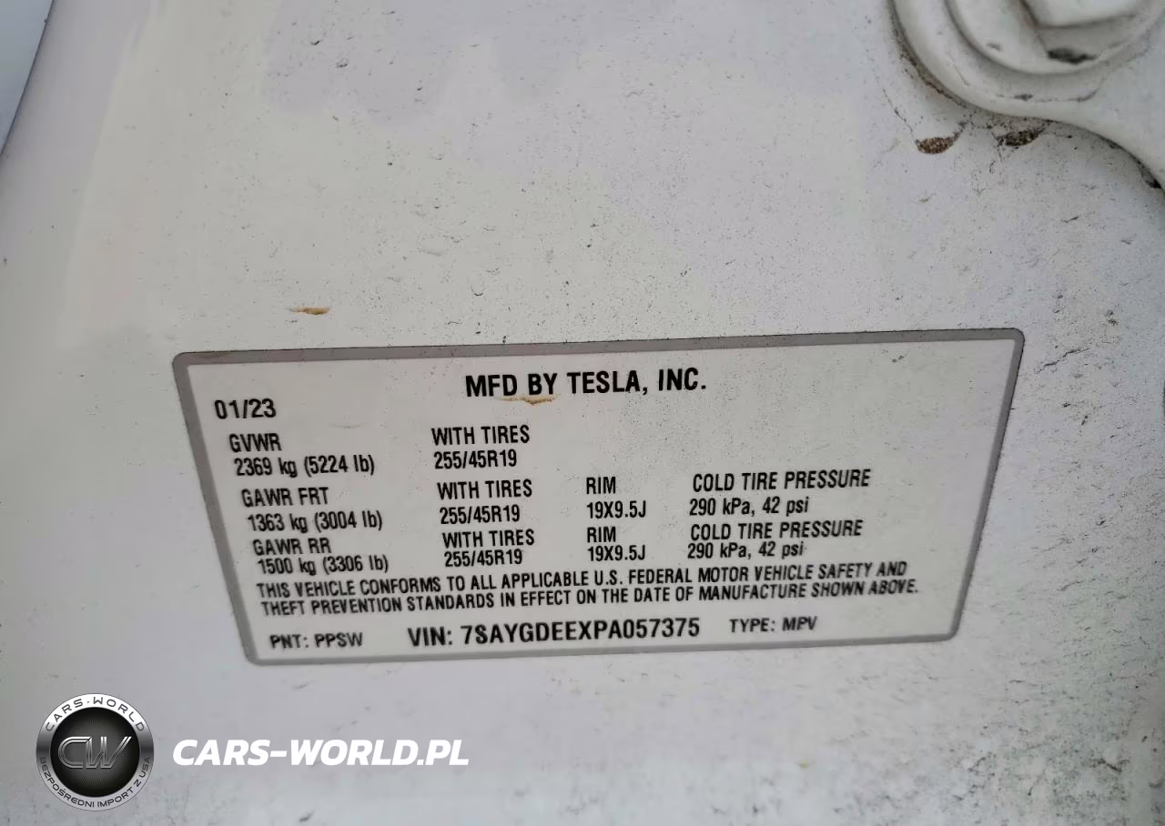 2023 Tesla Model Y VIN:7SAYGDEEXPA057375 - 12