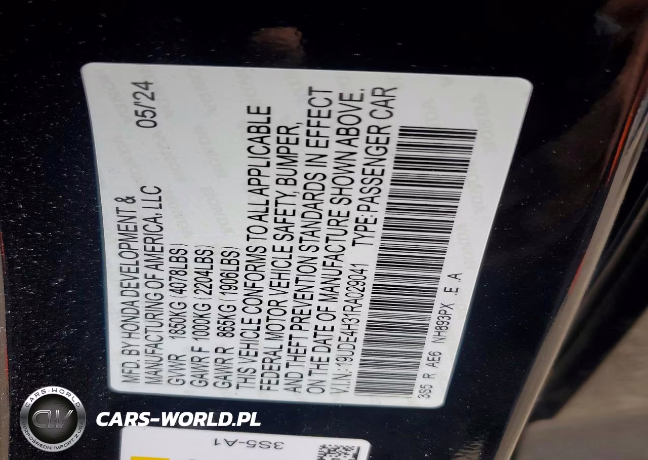 2024 Acura Integra A-Spec VIN:19UDE4H31RA029041 - 12