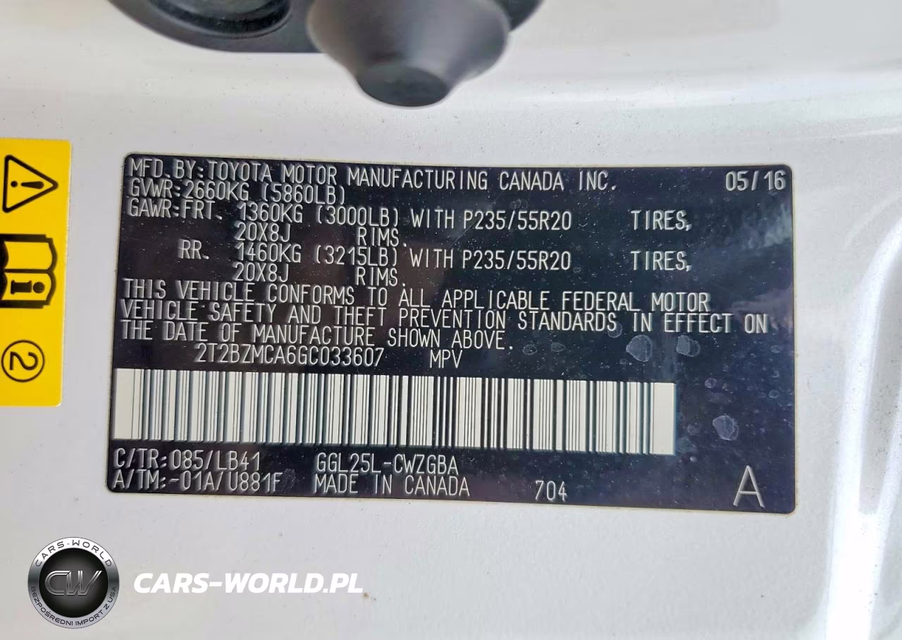 2016 Lexus Rx 350 Base VIN:2T2BZMCA6GC033607 - 13