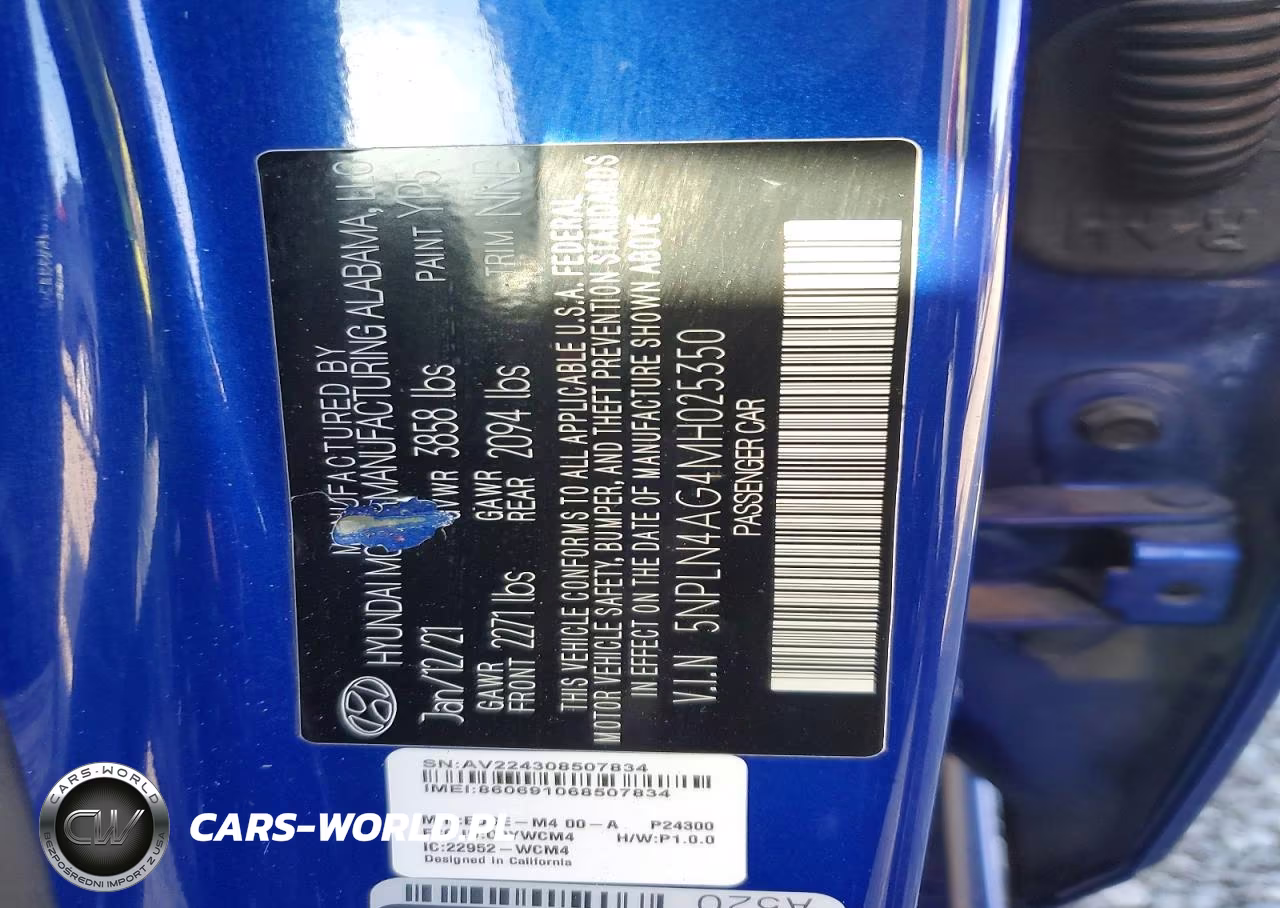 2021 Hyundai Elantra Sel VIN:5NPLN4AG4MH025350 - 13