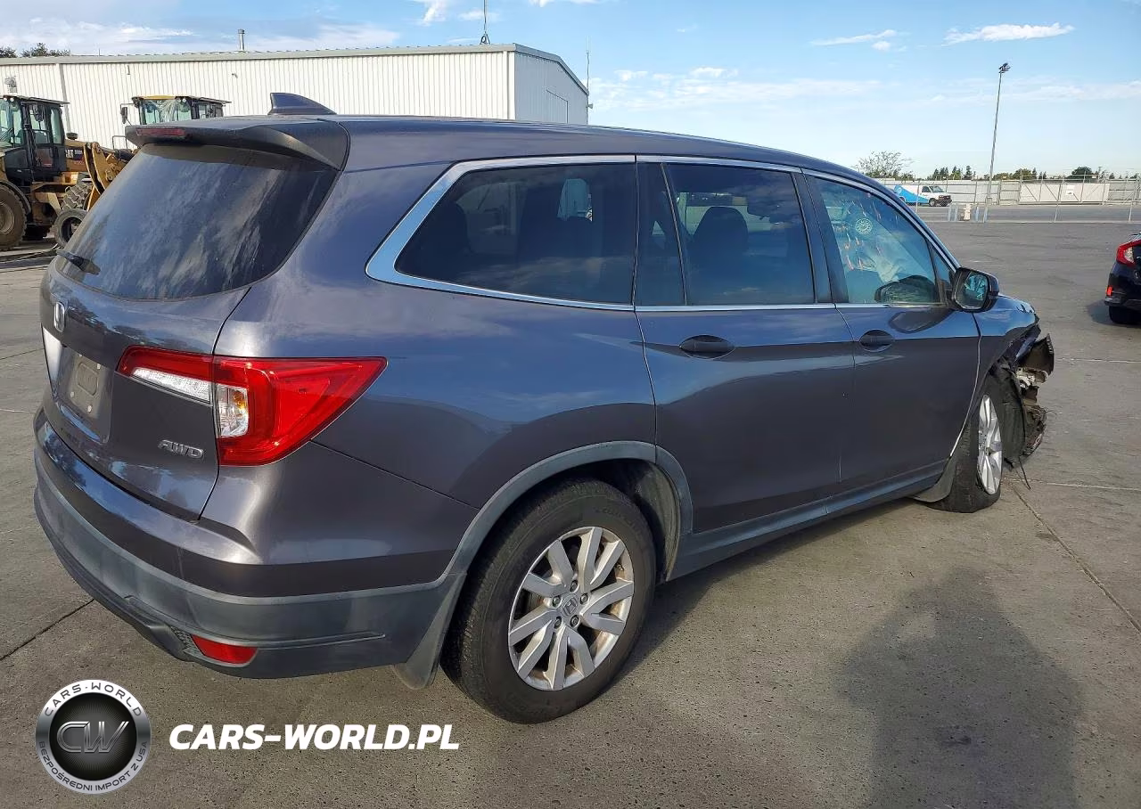 2020 Honda Pilot Lx VIN:5FNYF6H12LB006230 - 3