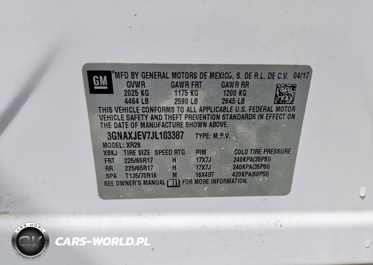 2018 Chevrolet Equinox Lt VIN:3GNAXJEV7JL103387 - 13