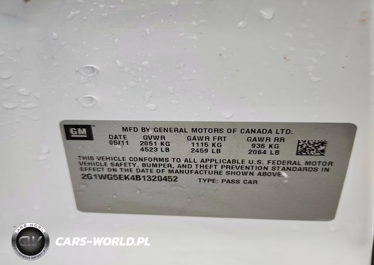 2011 Chevrolet Impala Lt VIN:2G1WG5EK4B1320452 - 12