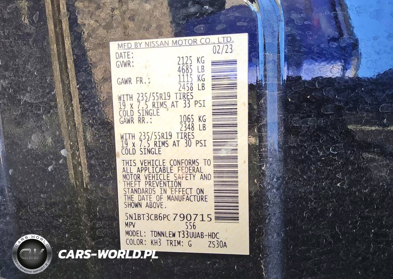 2023 Nissan Rogue Sl VIN:5N1BT3CB6PC790715 - 13