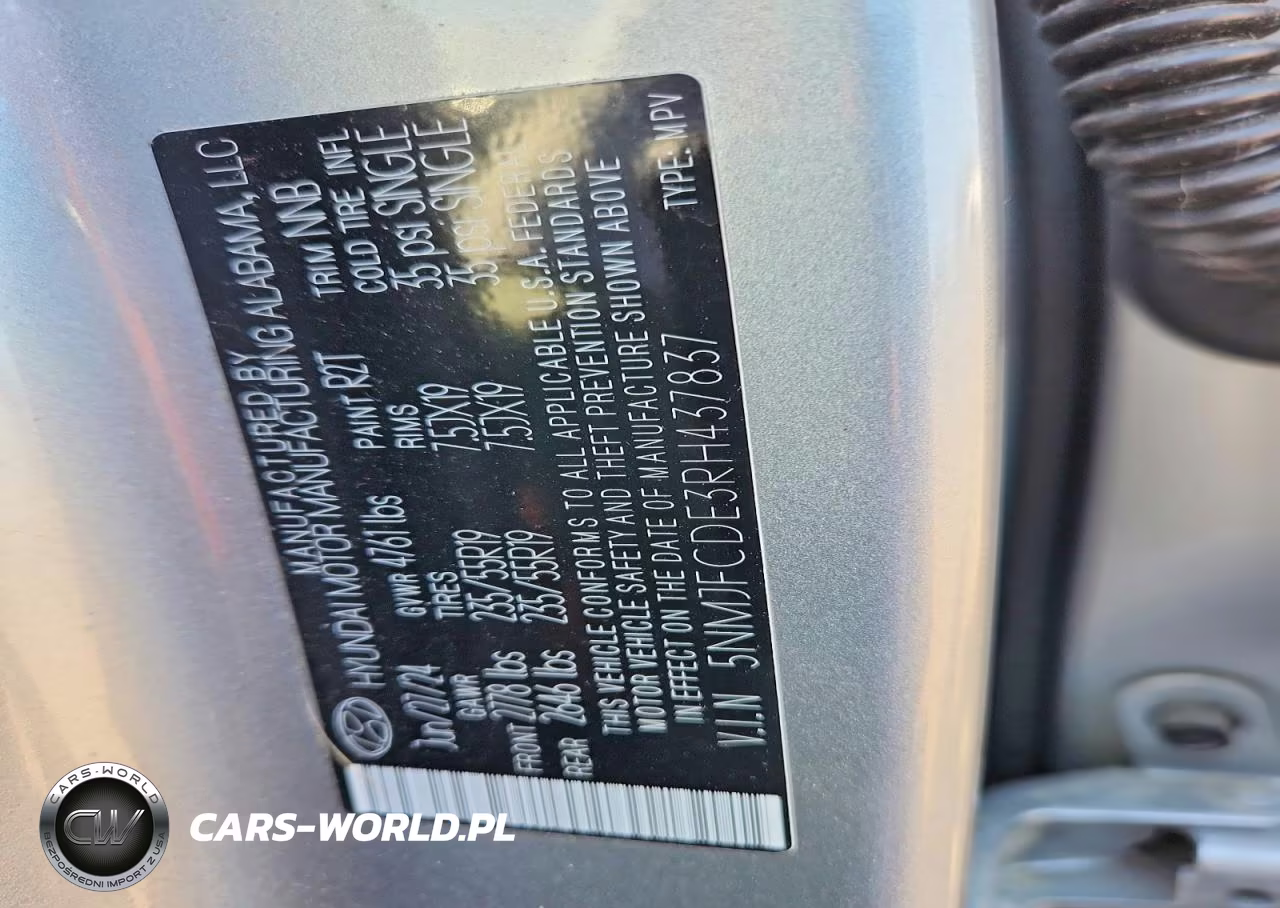 2024 Hyundai Tucson Sel VIN:5NMJFCDE3RH437837 - 14