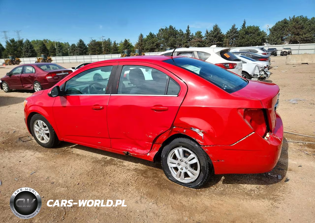 2013 Chevrolet Sonic Lt VIN:1G1JC5SH5D4173547 - 2