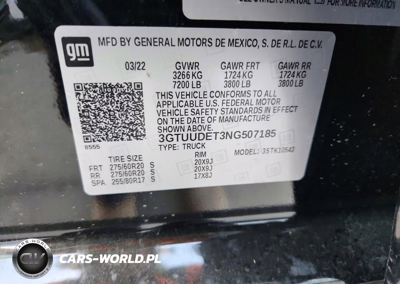 2022 GMC Sierra K1500 Slt VIN:3GTUUDET3NG507185 - 13