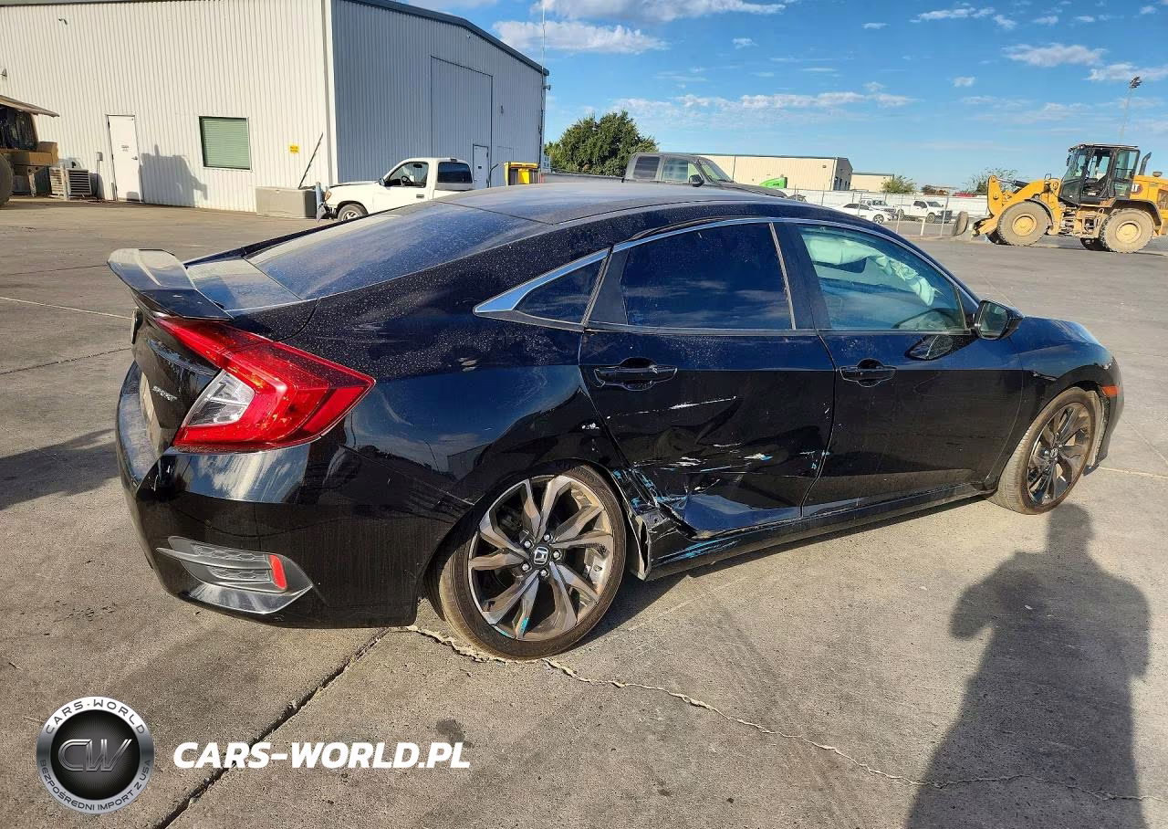 2020 Honda Civic Sport VIN:2HGFC2F80LH528052 - 3