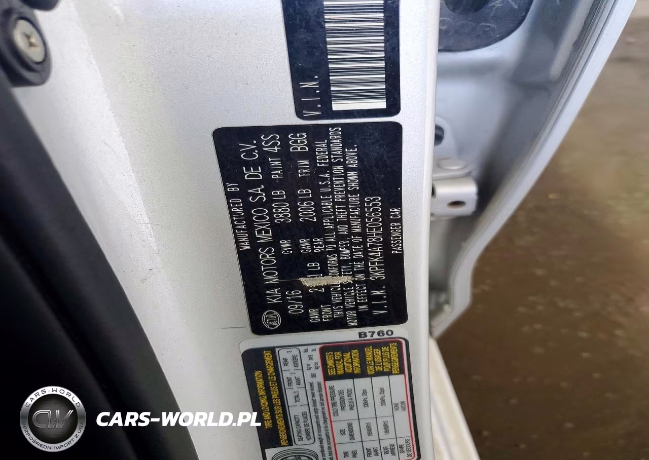 2017 Kia Forte Lx VIN:3KPFK4A78HE056553 - 13