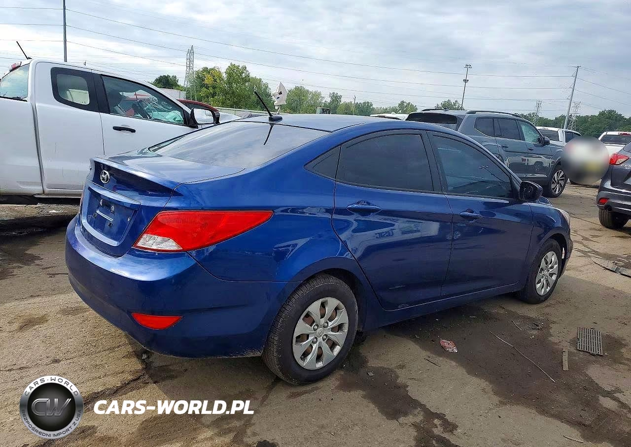2015 Hyundai Accent Gls VIN:KMHCT4AE2FU908856 - 3