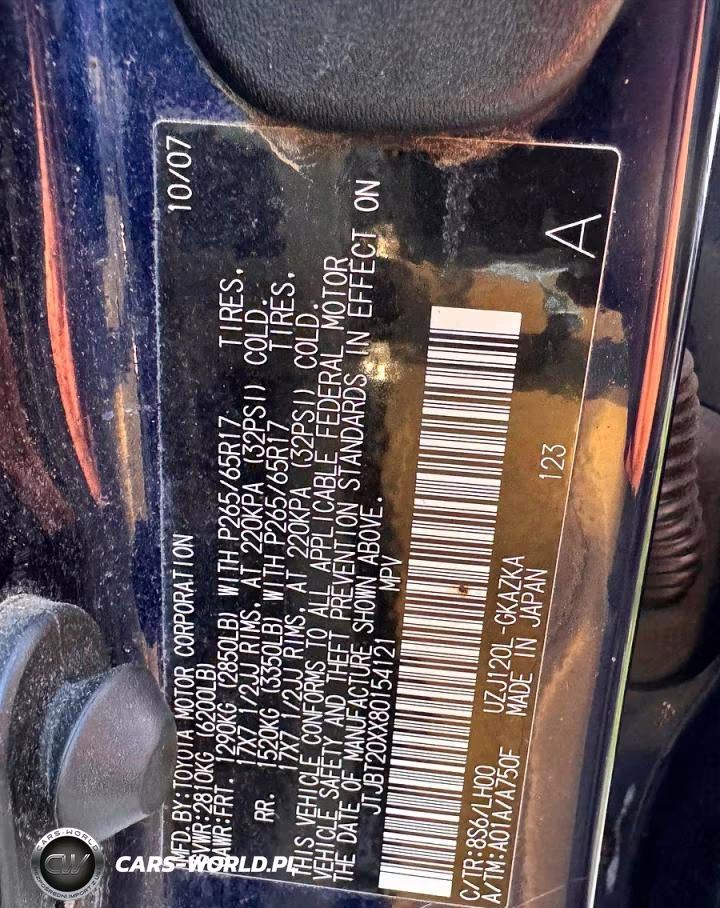 2008 Lexus Gx 470 VIN:JTJBT20XX80154121 - 10