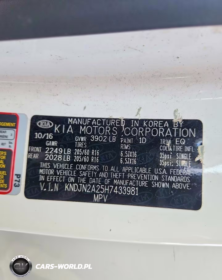 2017 Kia Soul Base VIN:KNDJN2A25H7433981 - 12