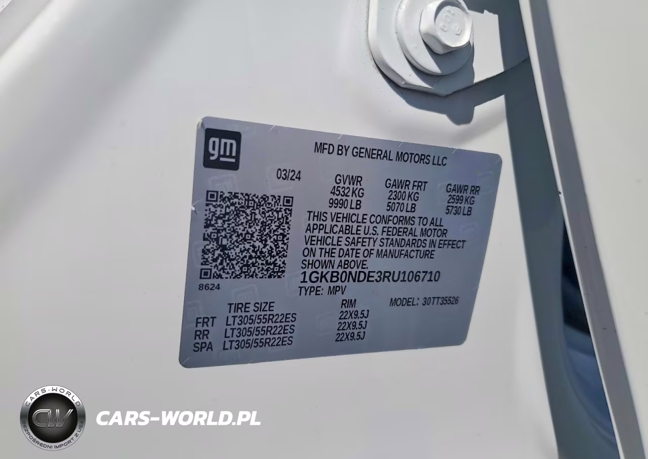 2024 GMC Hummer Suv 2X VIN:1GKB0NDE3RU106710 - 13