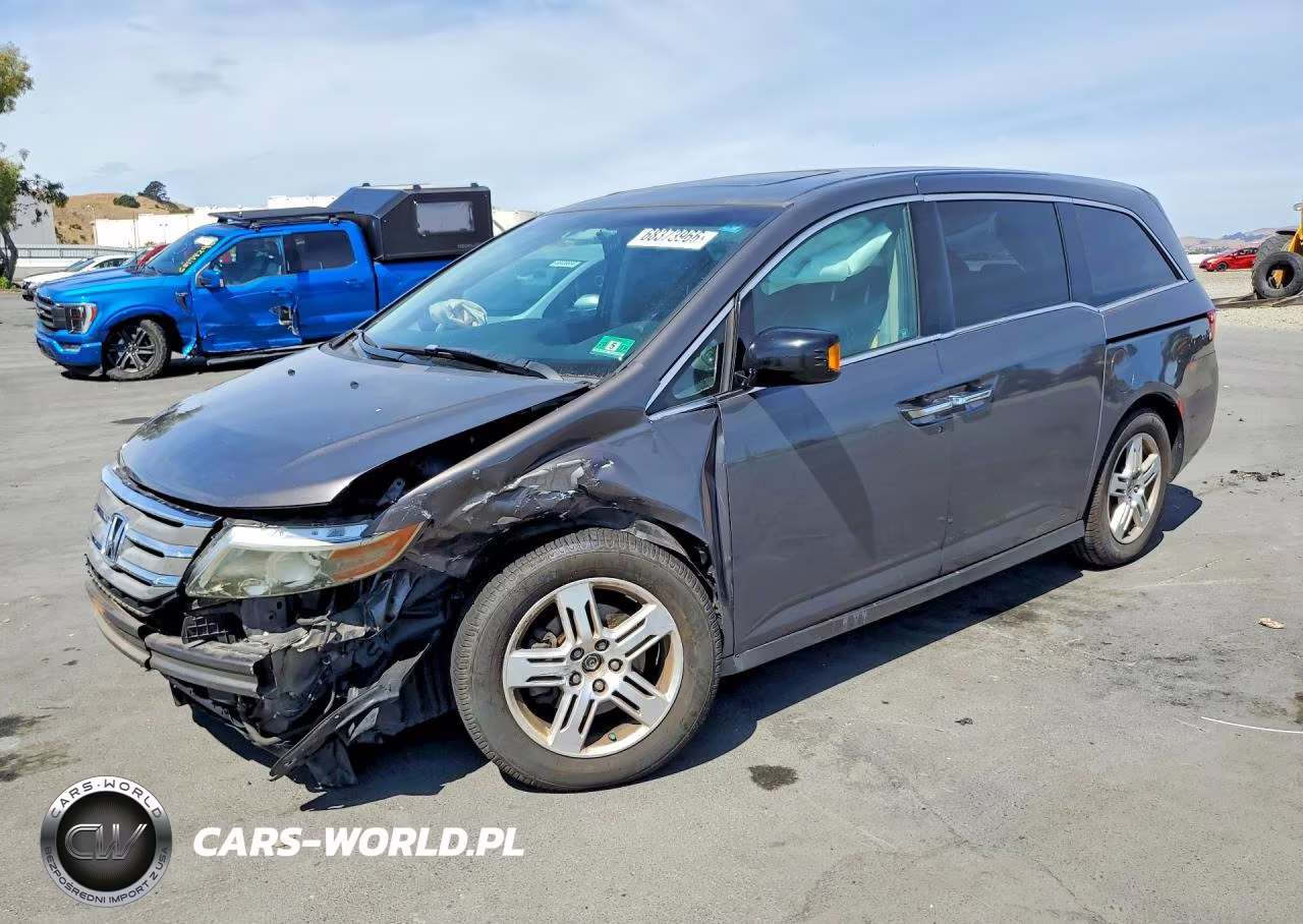 2012 Honda Odyssey Touring VIN:5FNRL5H97CB087772 - 1