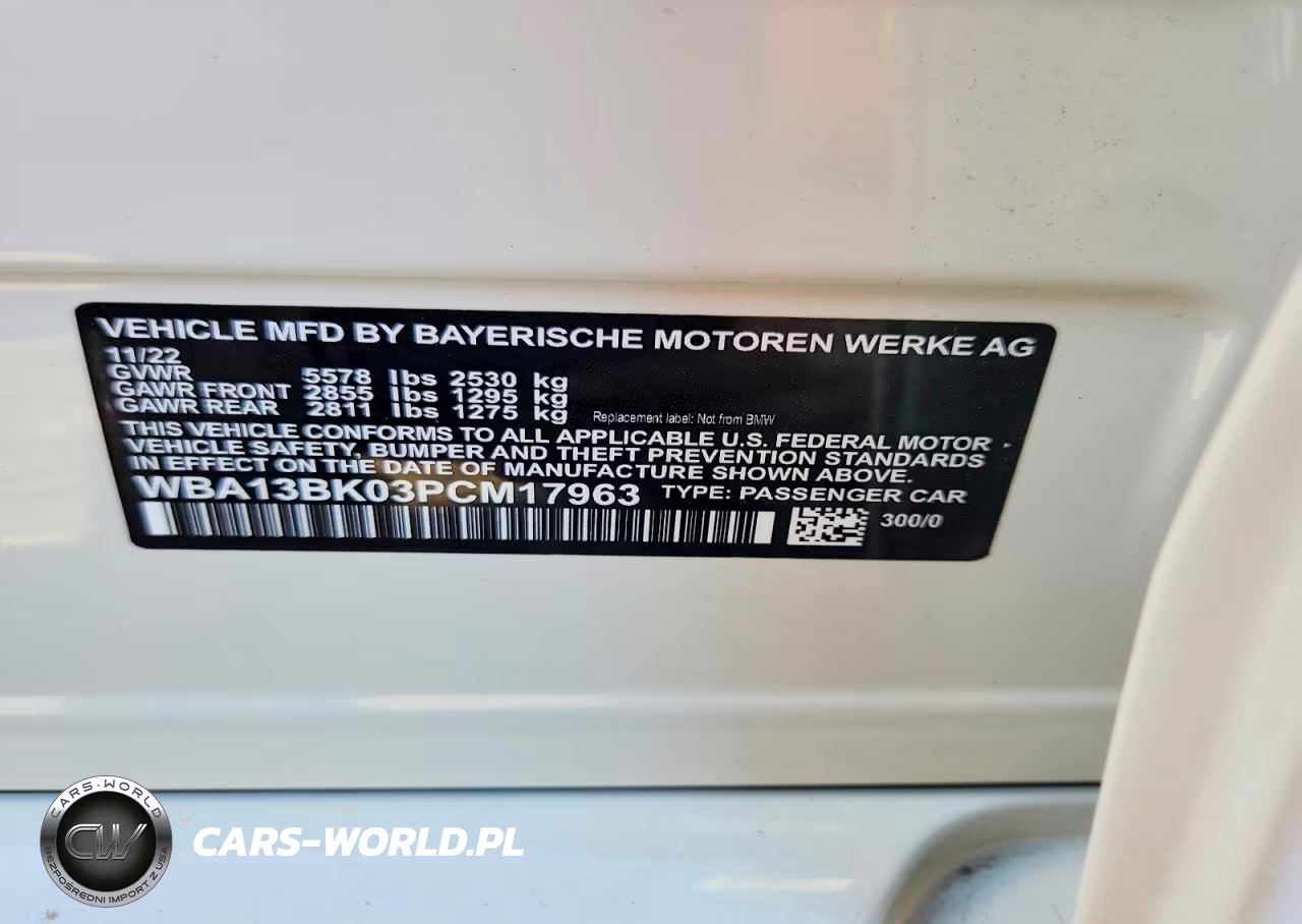 2023 BMW M550Xi VIN:WBA13BK03PCM17963 - 12