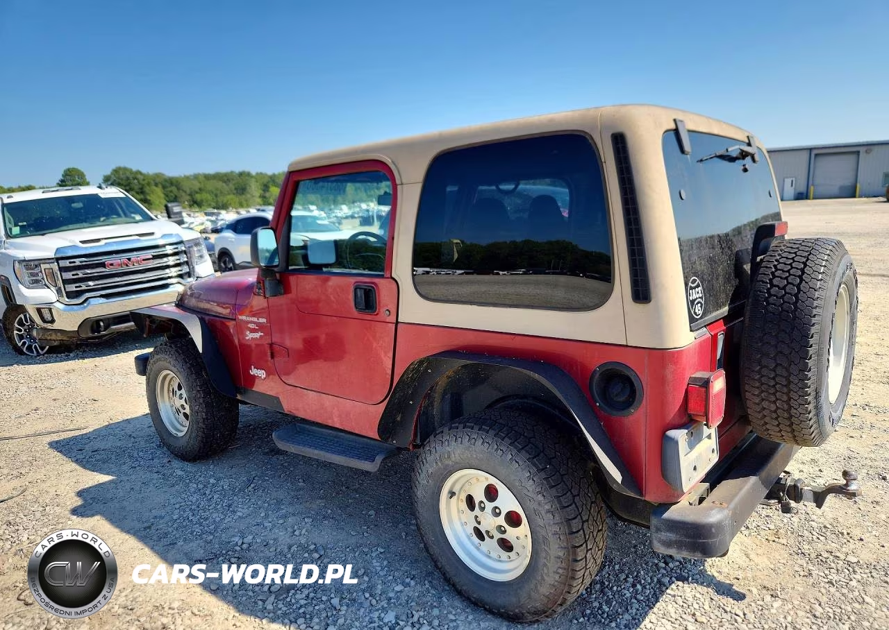 1999 Jeep Wrangler - Tj Sport VIN:1J4FY19S5XP417316 - 2