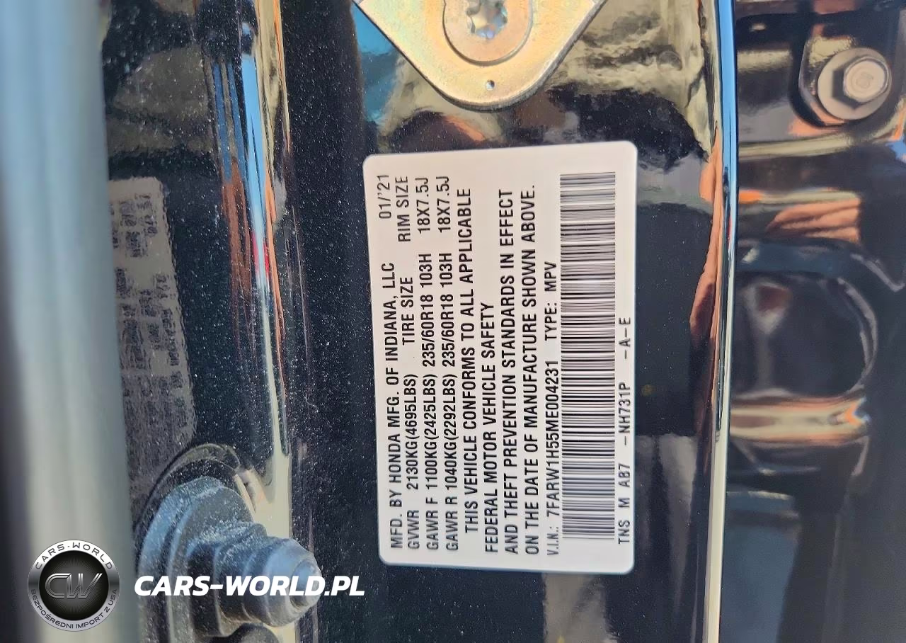 2021 Honda Cr-V Ex VIN:7FARW1H55ME004231 - 13