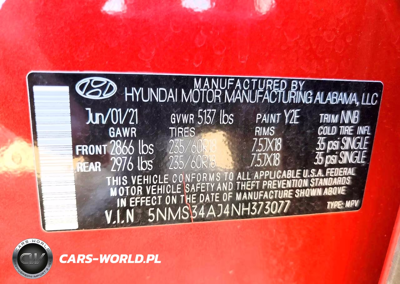 2022 Hyundai Santa Fe Sel VIN:5NMS34AJ4NH373077 - 14