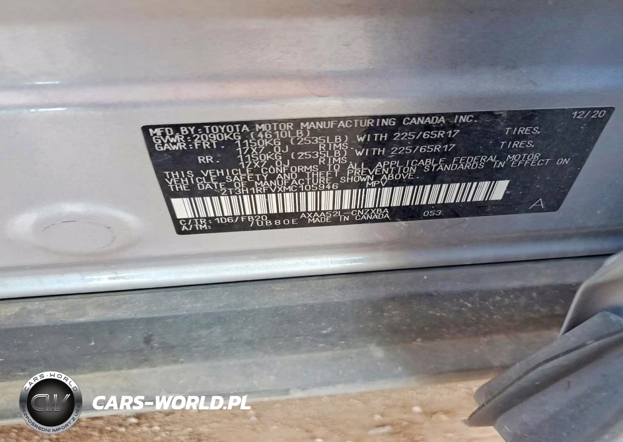 2021 Toyota Rav4 Le VIN:2T3H1RFVXMC105946 - 13