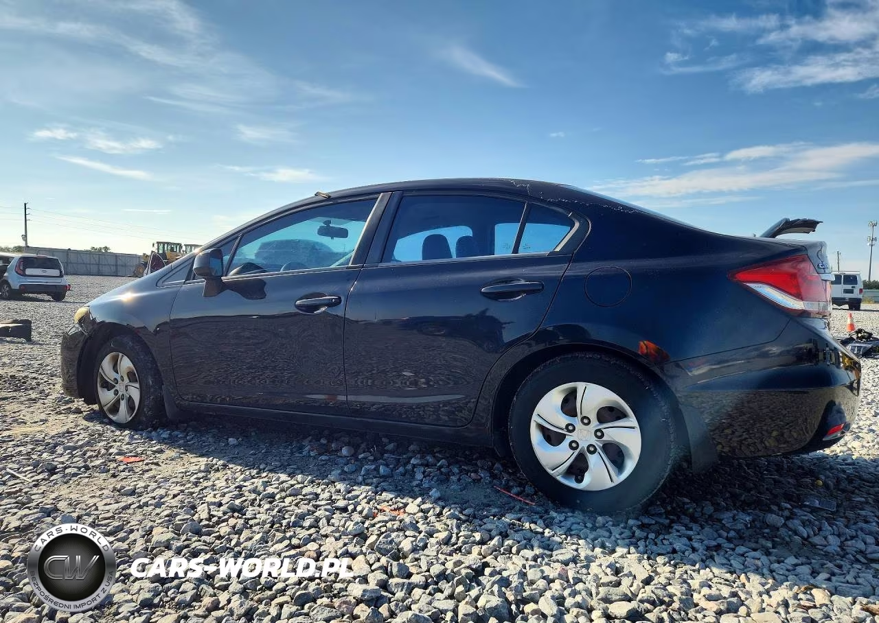 2013 Honda Civic Lx VIN:19XFB2F55DE260703 - 2