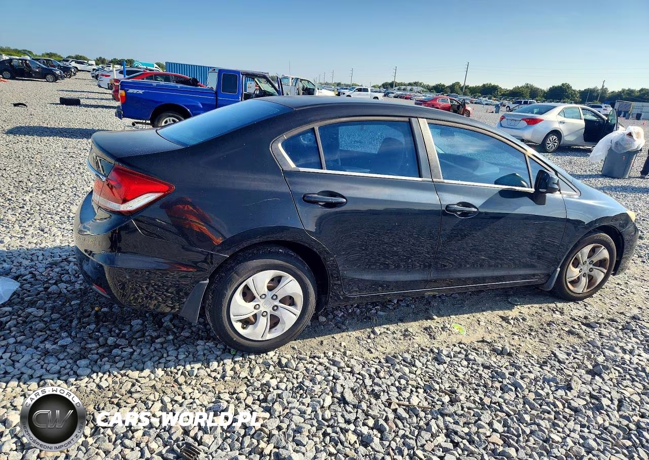 2013 Honda Civic Lx VIN:19XFB2F55DE260703 - 3