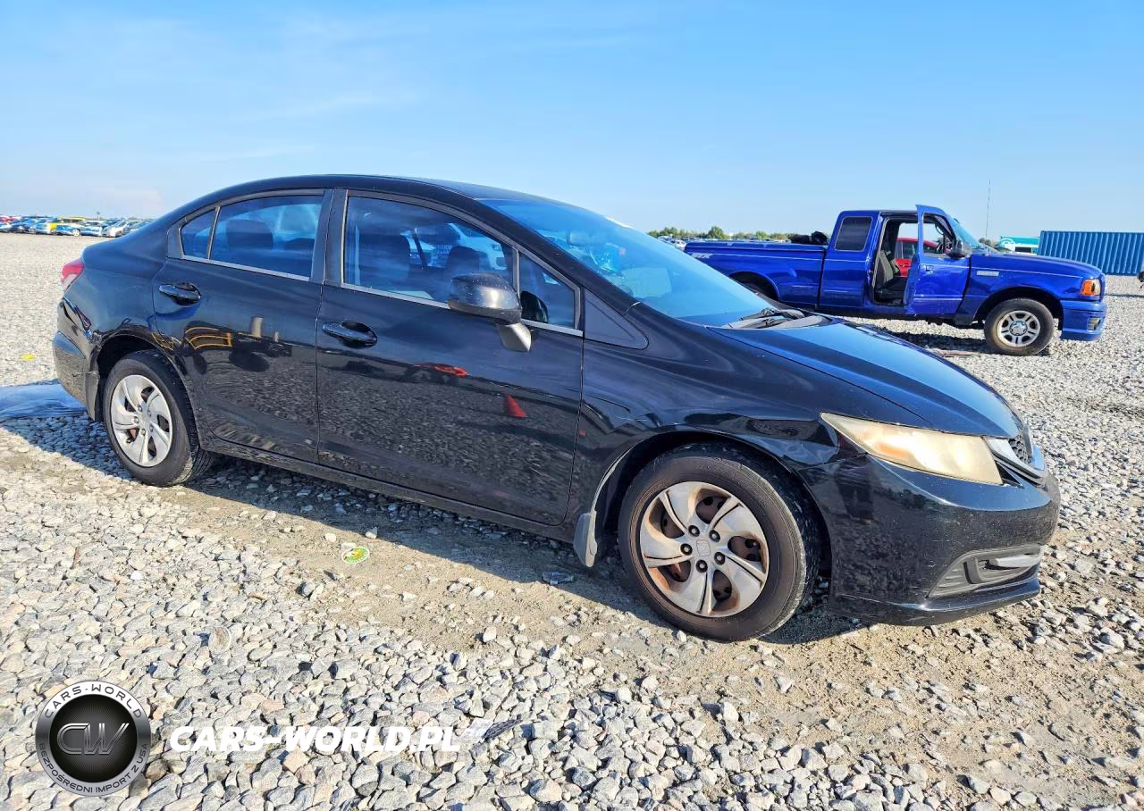 2013 Honda Civic Lx VIN:19XFB2F55DE260703 - 4